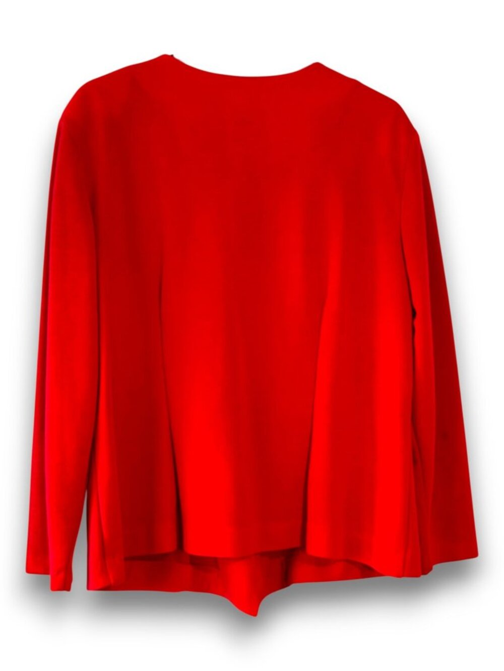 Vintage Halmode Plus Red Studded Button Front Blouse 80s 90s - Picture 9 of 12